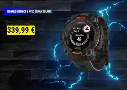Decathlon Garmin - montre instinct 3 avec écran solaire offre