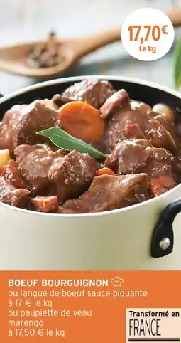 Intermarché BOEUF BOURGUIGNON offre