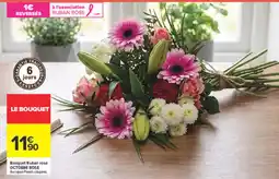 Carrefour RUBAN ROSE Bouquet rose offre