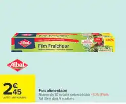 Carrefour Albal Film Fraicheur offre