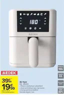 Carrefour MEDEK Air fryer offre