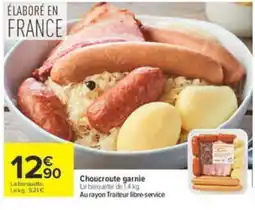 Carrefour Choucroute garnie offre