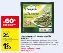 Carrefour Bonduelle Les 3 Légumes offre