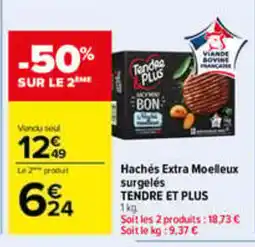 Carrefour Tendea Plus Hachés Extra Moelleux offre