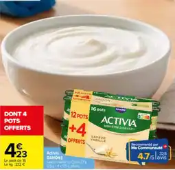 Carrefour Activia DANONE offre
