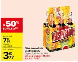 Carrefour DESPerados Bière aromatisée offre