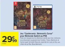 Carrefour Castlevania Belmont's Curse offre