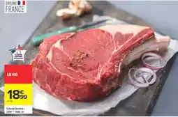 Carrefour Viande bovine : côte*** avec os offre