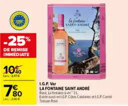 Carrefour LA FONTAINE SAINT ANDRÉ offre