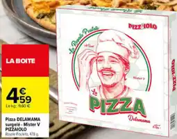 Carrefour Pizza delamama surgelé-mister v pizzaiolo offre