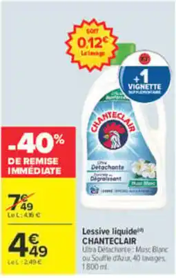 Carrefour CHANTECLAIR Lessive liquide offre