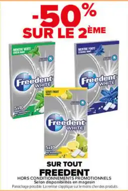 Carrefour Freedent White offre
