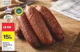 Carrefour Reflets de France Saucisse de Morteau crue offre