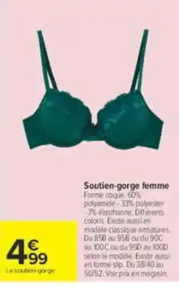 Carrefour Les soutien-gorge offre