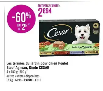 Les Terrines Du Jardin Pour Chien Poulet