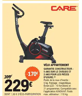 E.Leclerc Sport Vélo d'Appartement offre