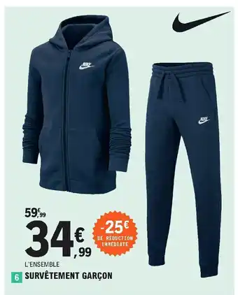 E.Leclerc Sport Survêtement Garçon offre