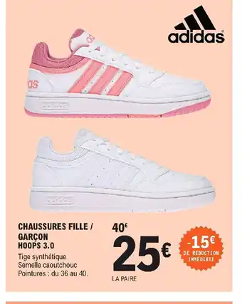E.Leclerc Sport Chaussures Fille offre