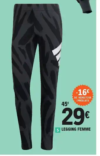 E.Leclerc Sport Legging Femme offre