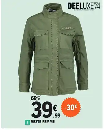 E.Leclerc Sport Veste Femme offre