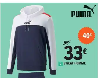 E.Leclerc Sport Sweat Homme offre