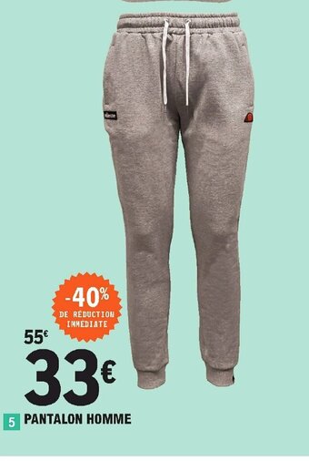 E.Leclerc Sport Pantalon Homme offre