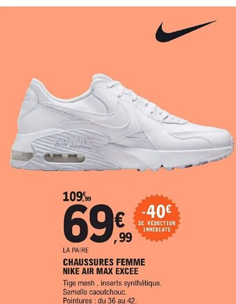 Promo Chaussures Homme chez E.Leclerc Sports