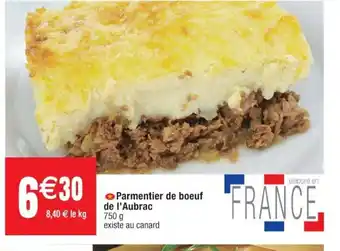 Cora x Carrefour Parmentier de Boeuf offre