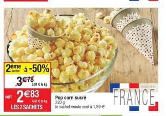 Pop Corn Sucré