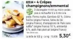 Thiriet 82534 + 4 Crêpes champignons/emmental offre