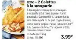 Thiriet 2 galettes a la savoyarde offre