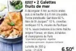 Thiriet 2 galettes fruits de mer offre