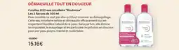 Monoprix Bioderma Créaline H2O offre