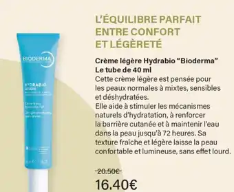 Bioderma Crème riche Hydrabio