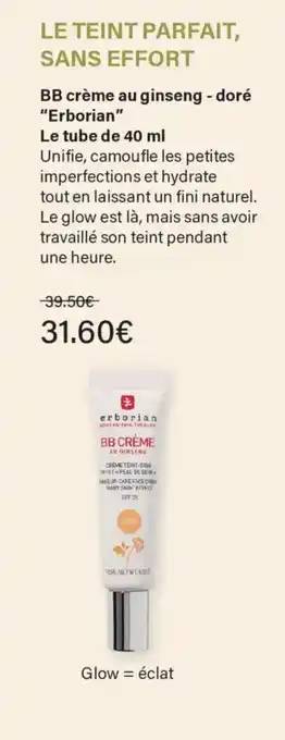 Erborian bb crème au ginseng