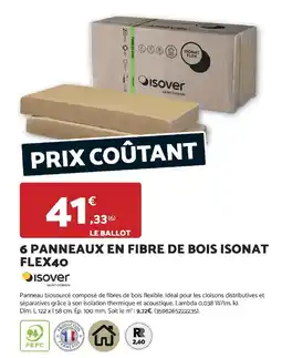 Bricomarché ISONAT FLEX40 Isover offre