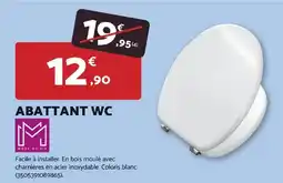 Bricomarché MODE DE VIE ABATTANT WC offre