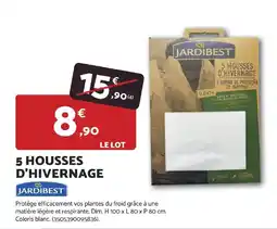 Bricomarché JARDIBEST 5 HOUSSES D'HIVERNAGE offre