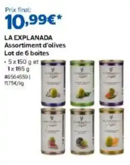 Costco LA EXPLANADA Assortiment d'olives offre