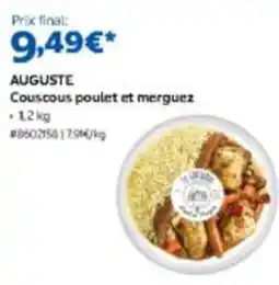 Costco AUGUSTE Couscous poulet et merguez offre