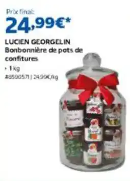 Costco LUCIEN GEORGELIN Bonbonnière de pots de confitures offre
