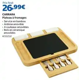 Costco CARRARA Plateau à fromages offre