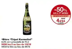 Monop' Tripel Karmeliet offre