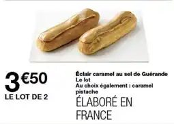 Monop' Éclair caramel au sel de Guérande offre
