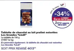 Monop' Les Grandes "Lindt" offre