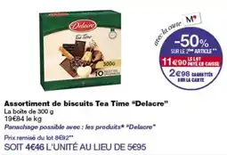 Monop' Delacre Assortiment de biscuits Tea Time offre