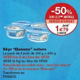 Monop' Danone Skyr offre