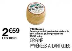 Monop' ISTARA P'tit Basque offre
