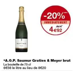 Monop' Gratien & Meyer Saumur brut offre