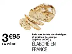 Monop' Pain aux éclats de chataigne et graines de courge offre